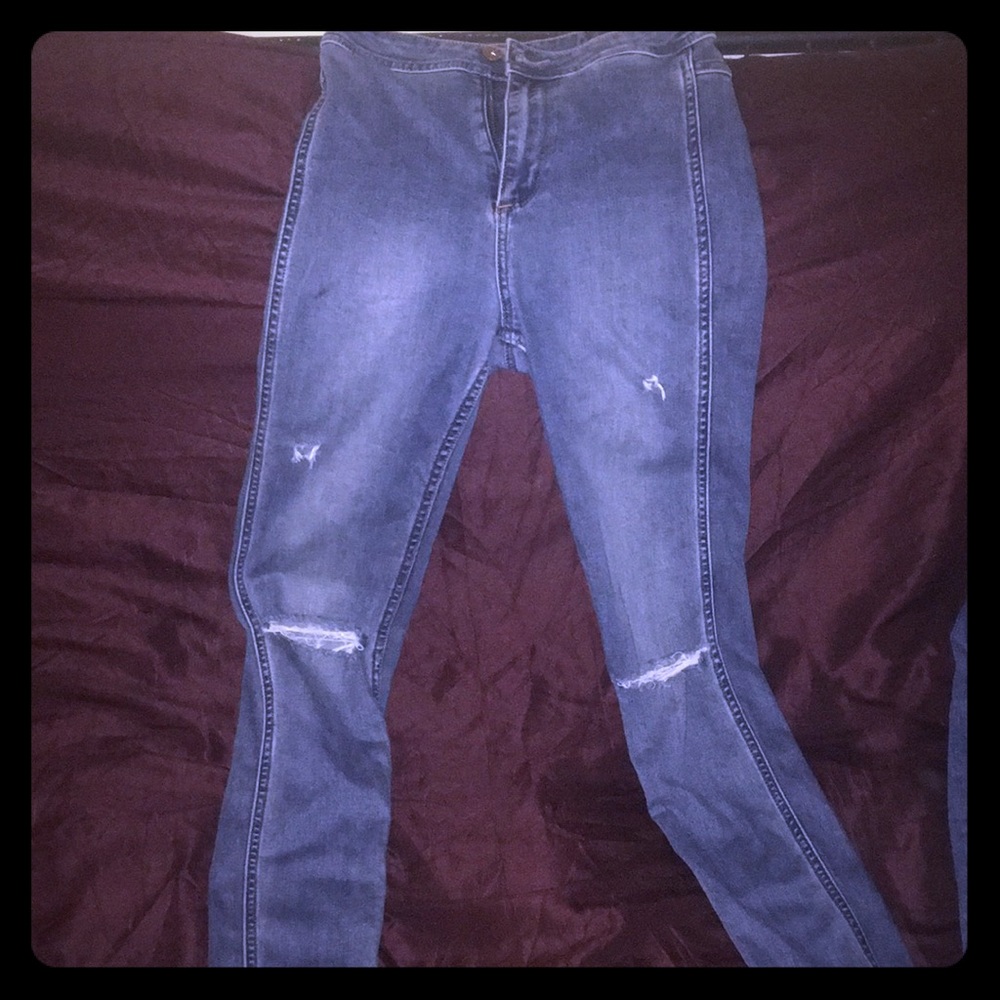 H&M Denim Skinny Leg Knickers!